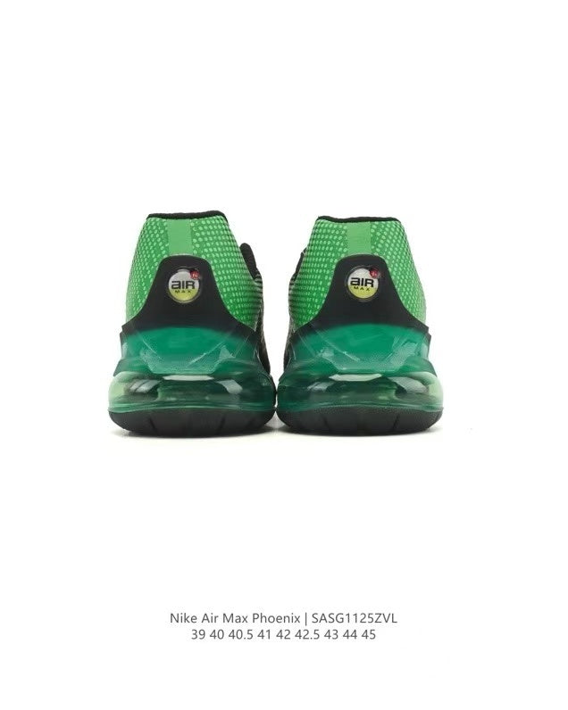 Nike Air Max Phoenix Sneakers in Black and Green SAG112ZVL - product image from the listing.