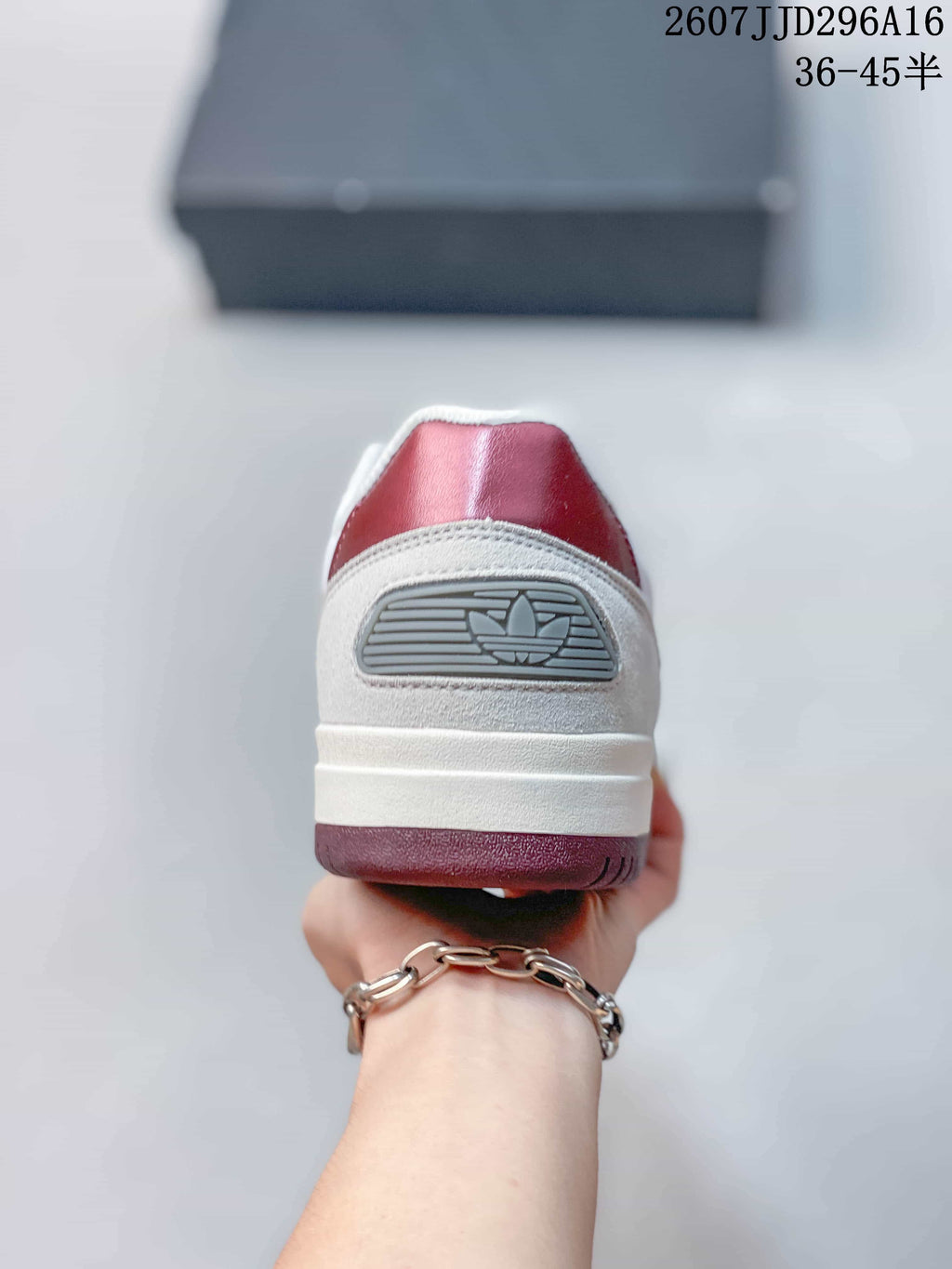 adidas Originals Tekkira Cup Sneakers in White Red Blue 07JJD296A16 - product image from the listing.
