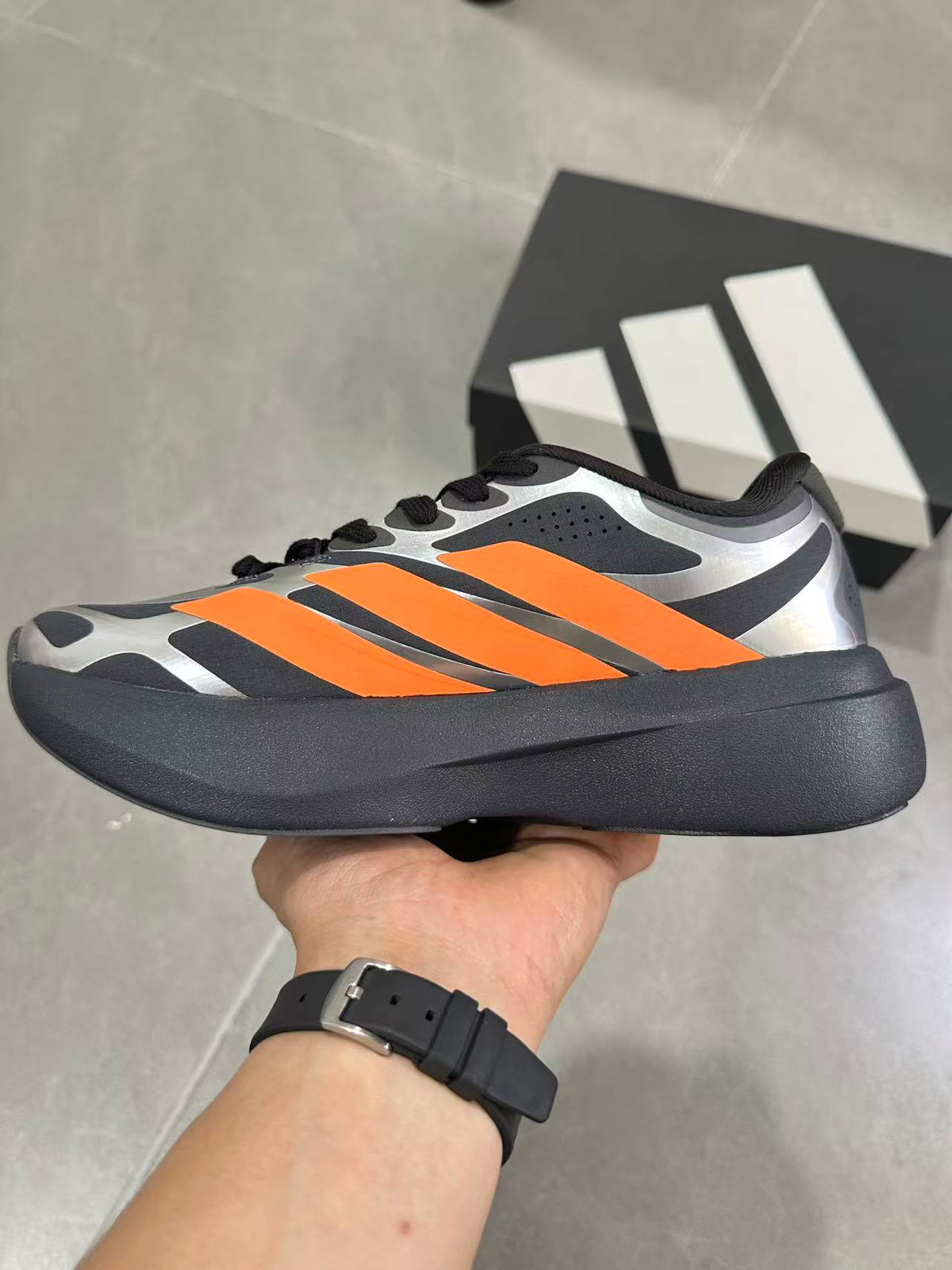 Nike Lightstrike Pro Running Shoes in Black Orange KI4766 - product image from the listing.
