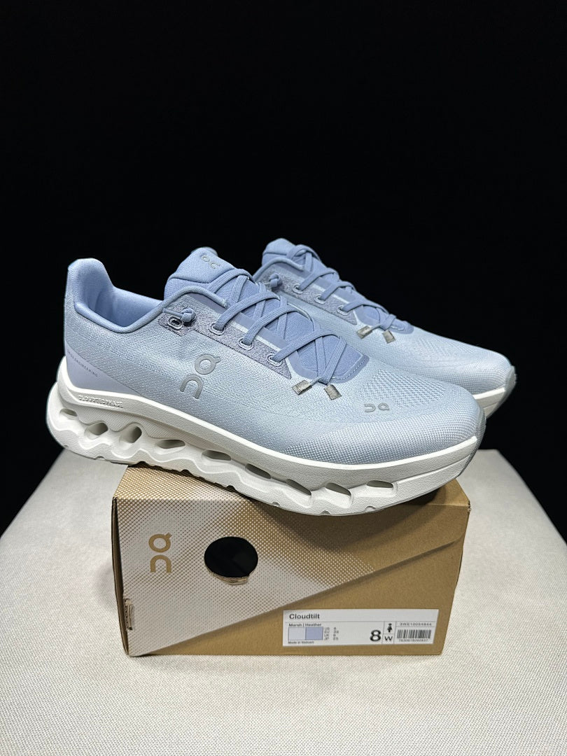 Light Blue On Cloudtilt Sneakers - product image from the listing.