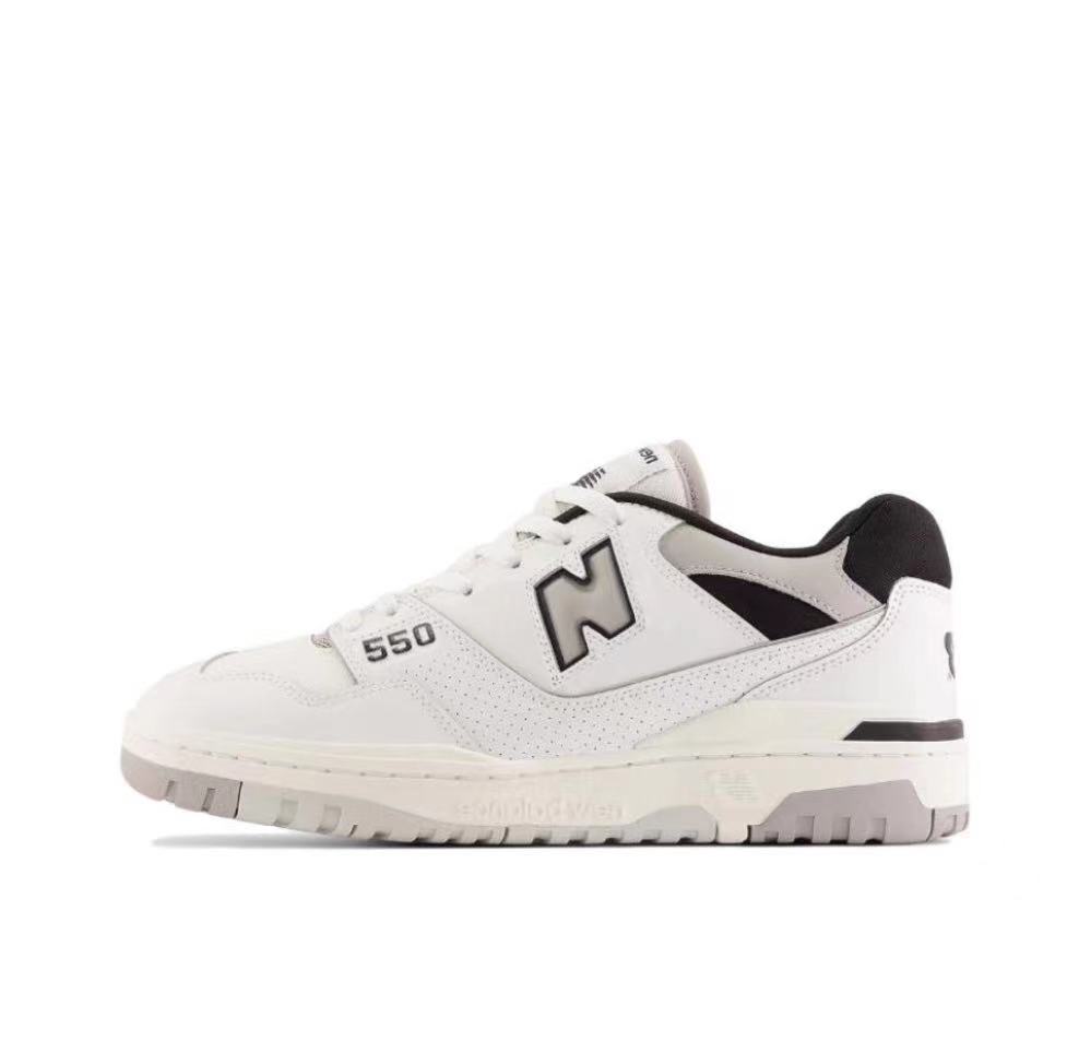 New Balance 550 NCL Sneakers in White and Black - product image from the listing.
