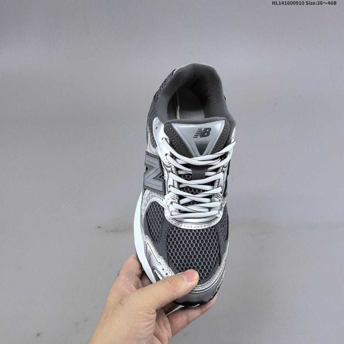 Silver and Charcoal New Balance 2010 Sneakers - product image from the listing.