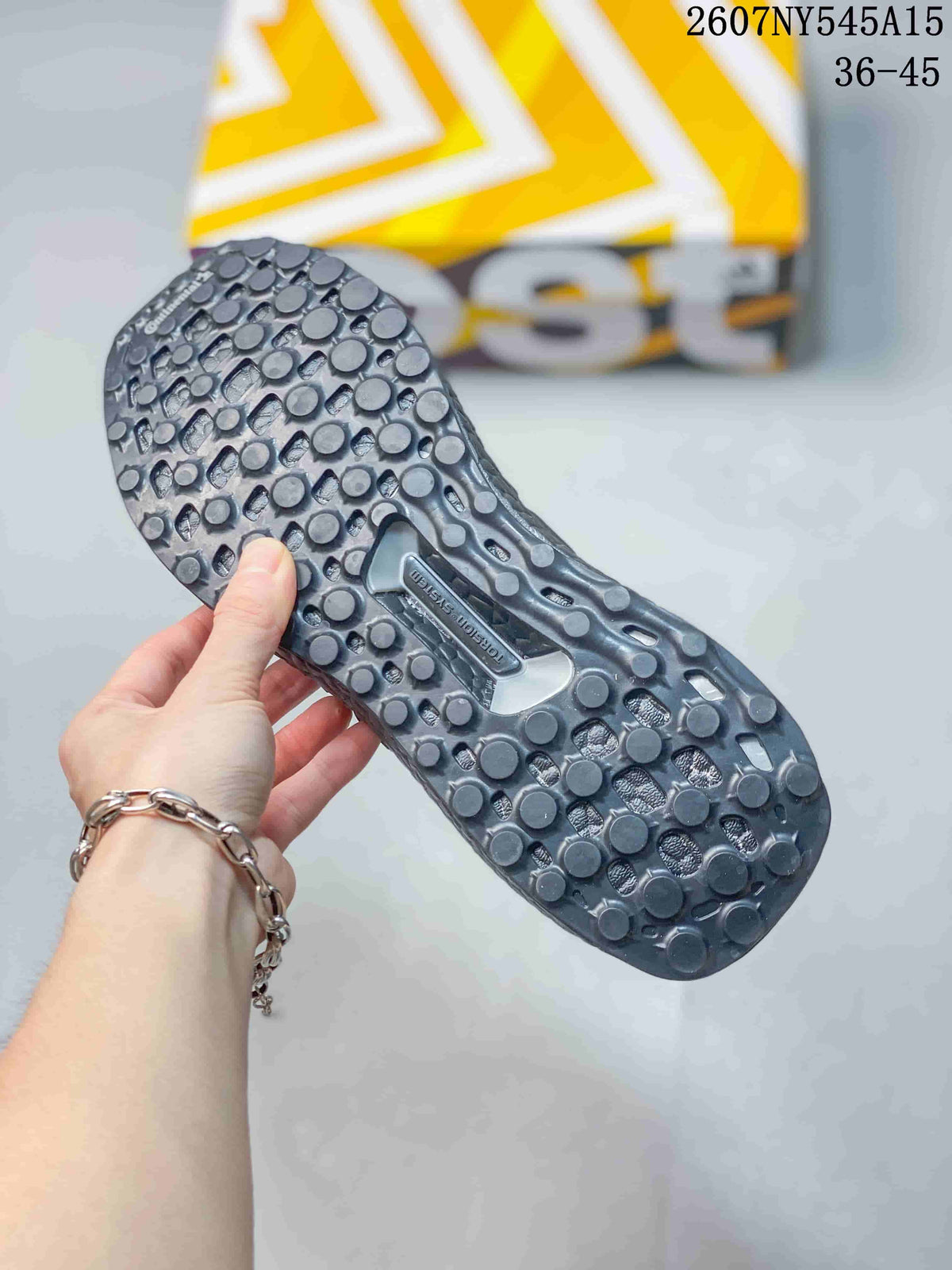 Adidas Ultraboost Light Sneakers in Dark Gray 2607NY545A15 - product image from the listing.