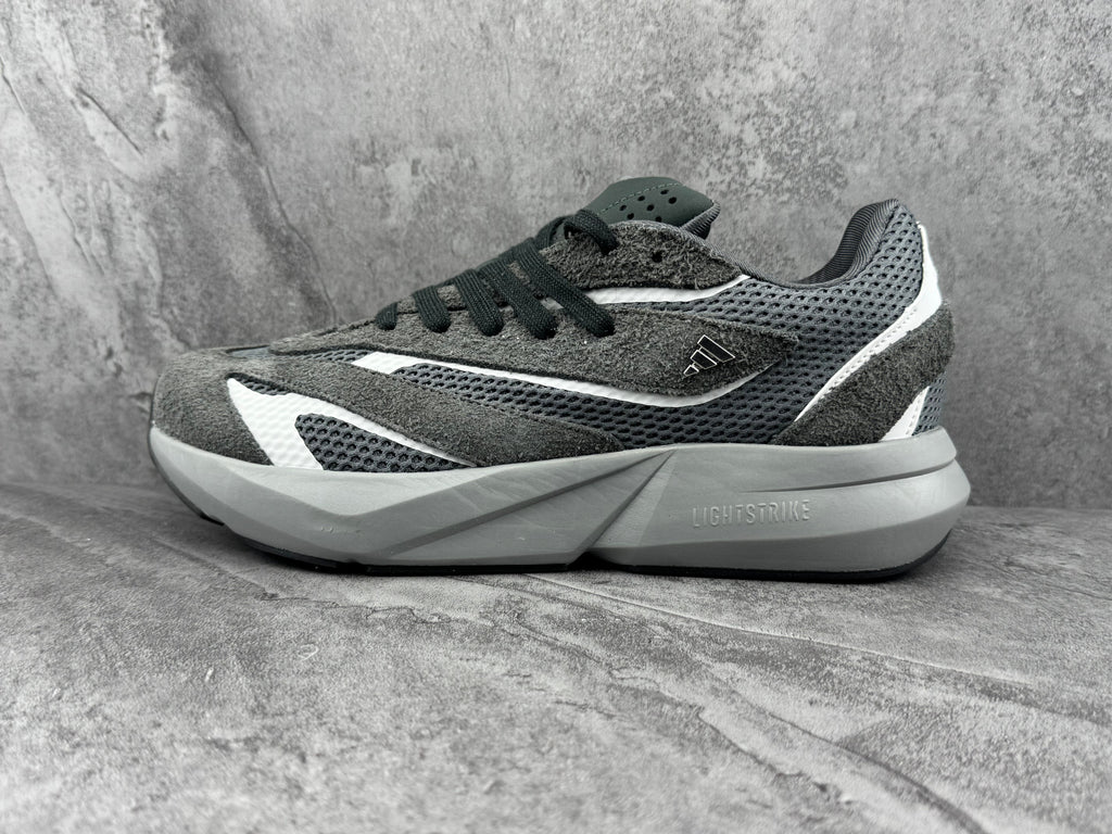 Adidas Lightstrike Gray Mesh Shoes for Running - product image from the listing.