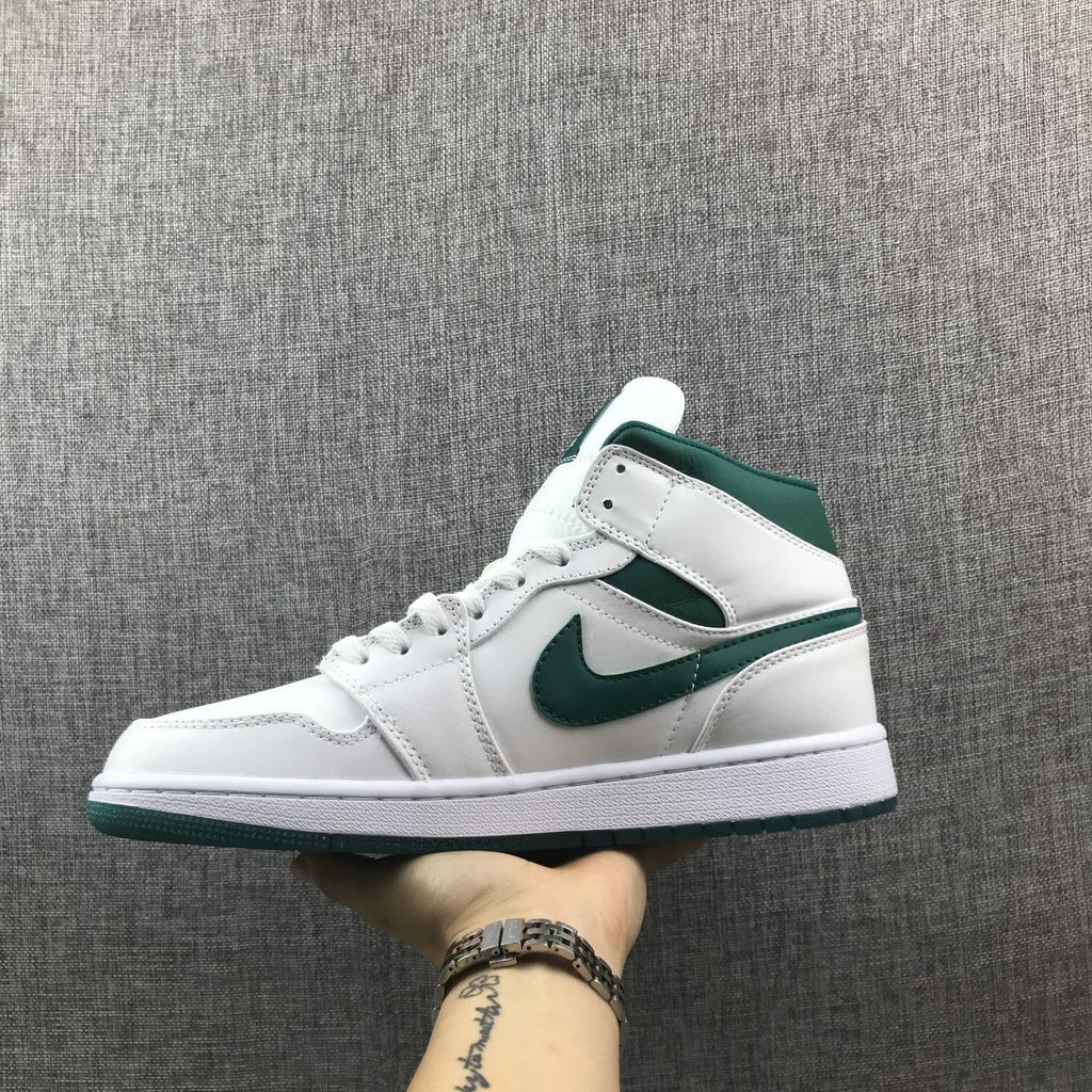 Air Jordan 1 Mid SE GC Mystic Sneakers in Green CD6759-103 - product image from the listing.