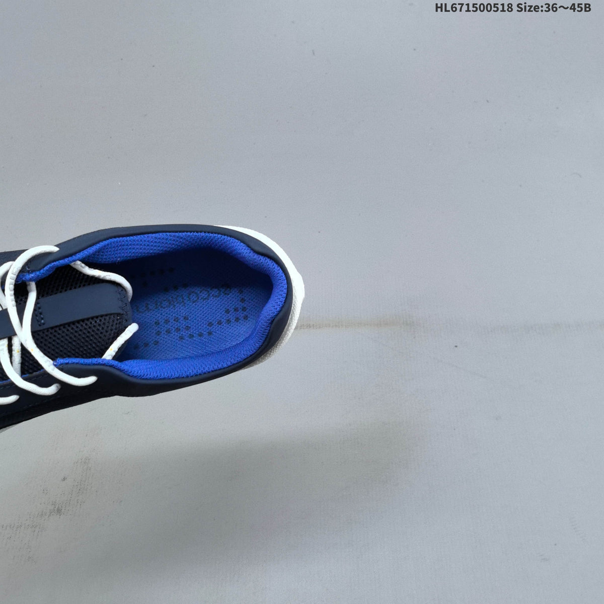 ECCO HL671500518 Navy Mesh Lace-Up Trainers - product image from the listing.