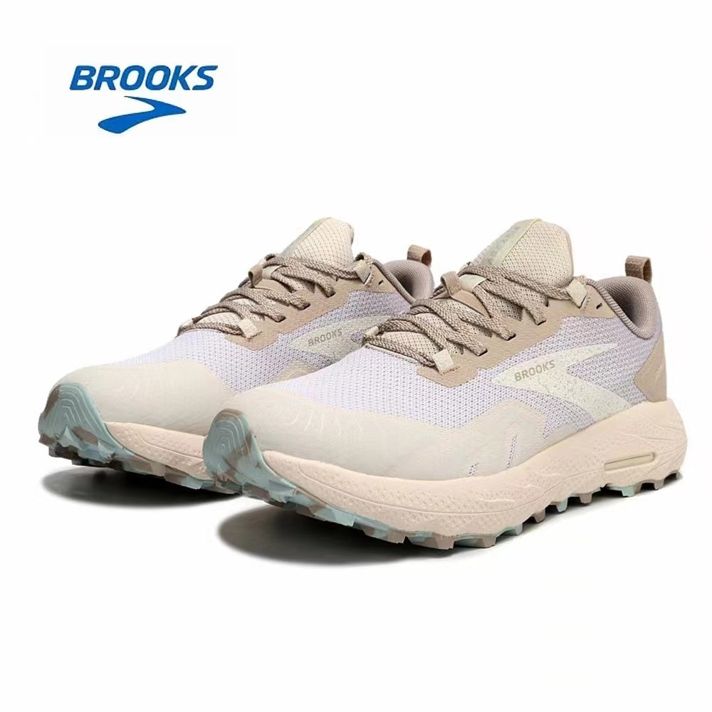 Beige Brooks Cascadia 17 Trail Running Shoes - product image from the listing.