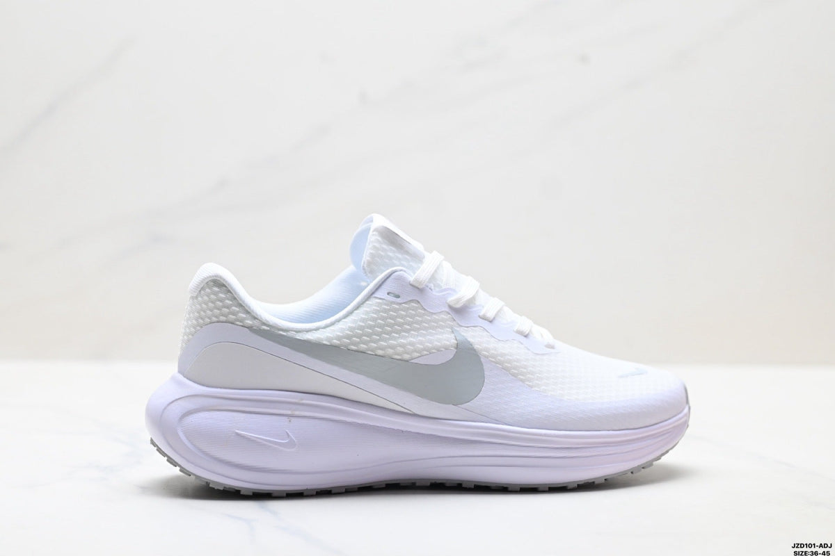 Nike Revolution 8 Running Shoes in White and Light Purple - product image from the listing.