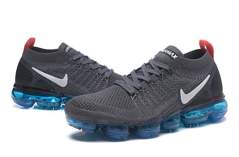 Nike Air VaporMax Flyknit 2 in Dark Grey Blue 942842-600 - product image from the listing.