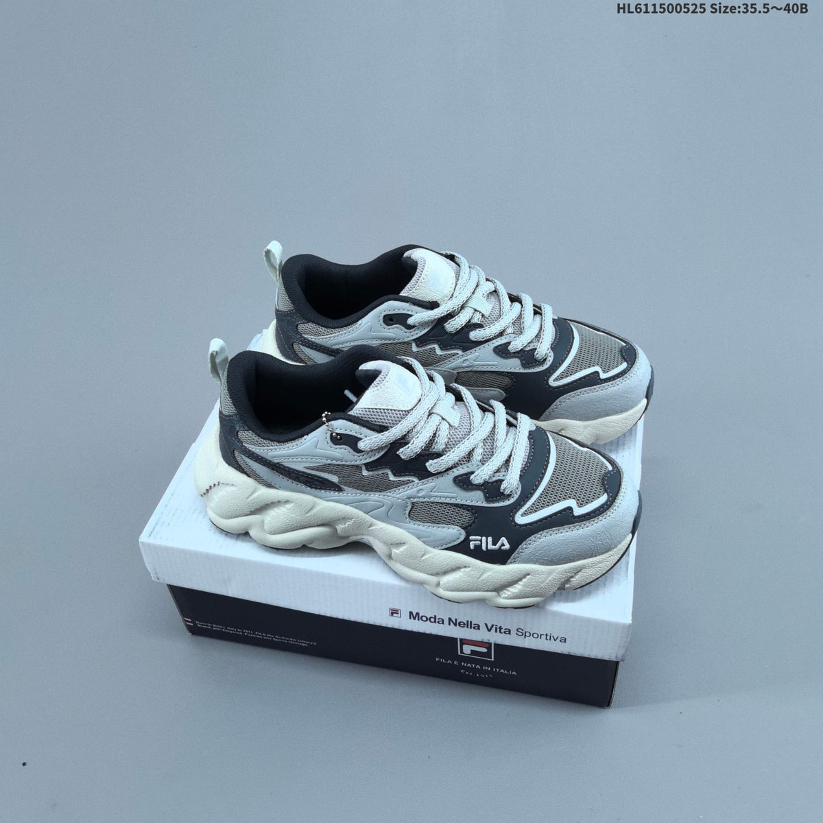 FILA FERN 2S Low-Cut Chunky Sneakers F12W61111 - product image from the listing.