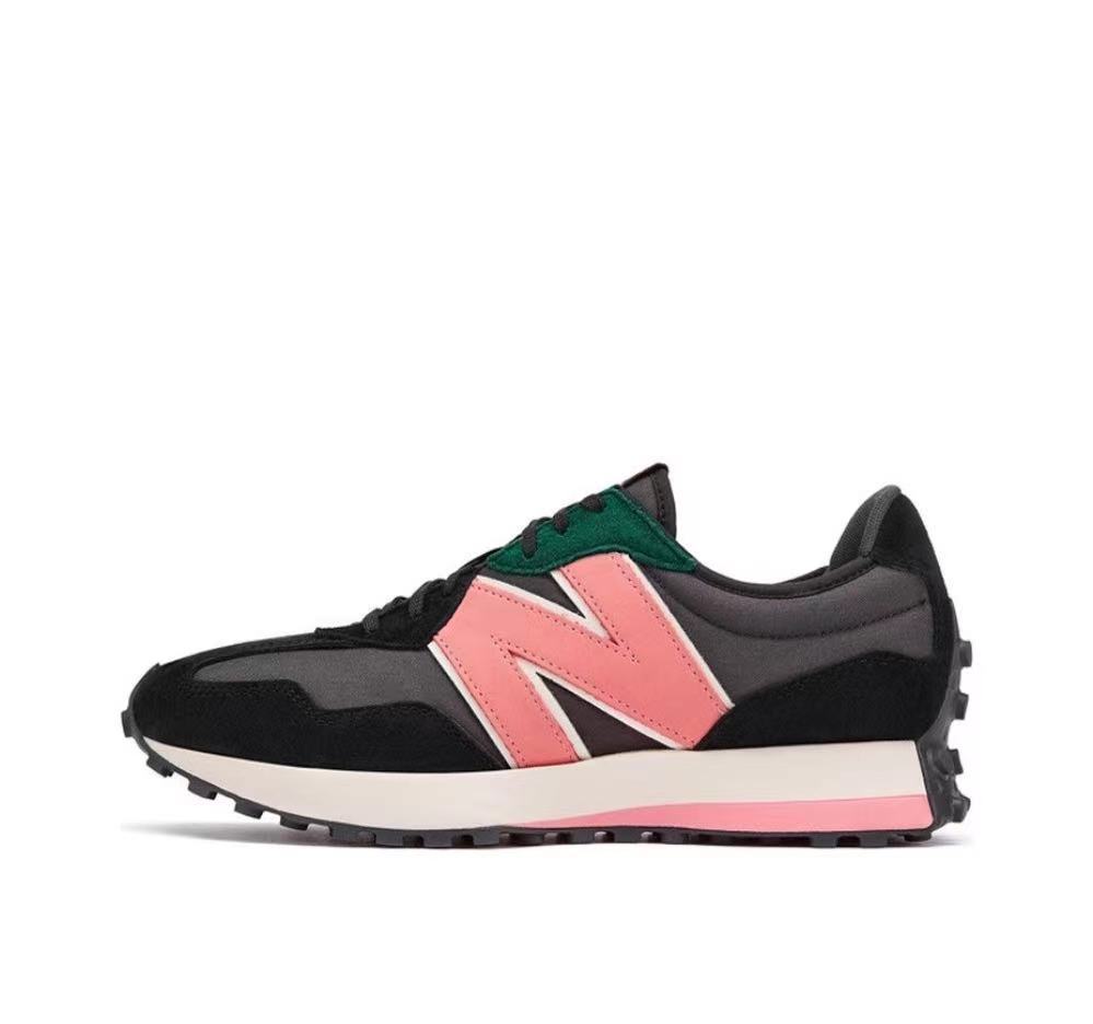 New Balance U327CNT Sneakers in Black, Gray, in Pink and Green - product image from the listing.