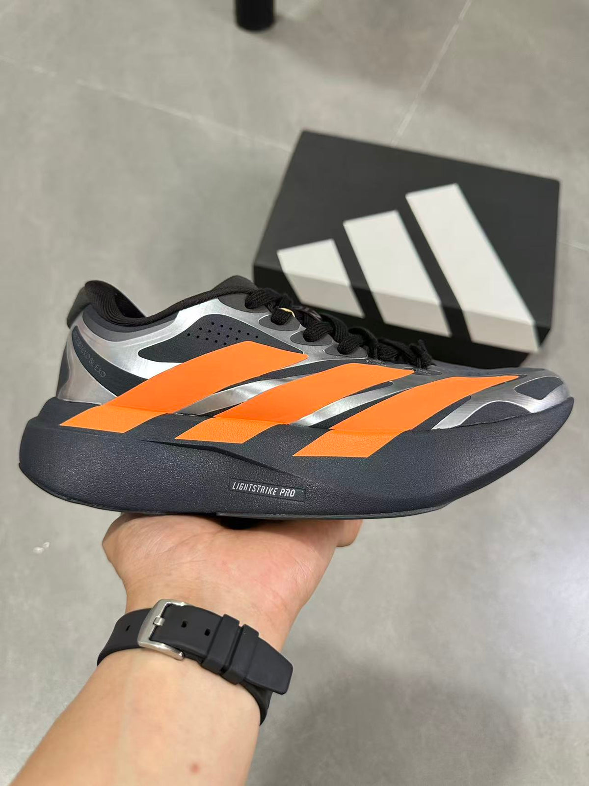 Nike Lightstrike Pro Running Shoes in Black Orange KI4766 - product image from the listing.
