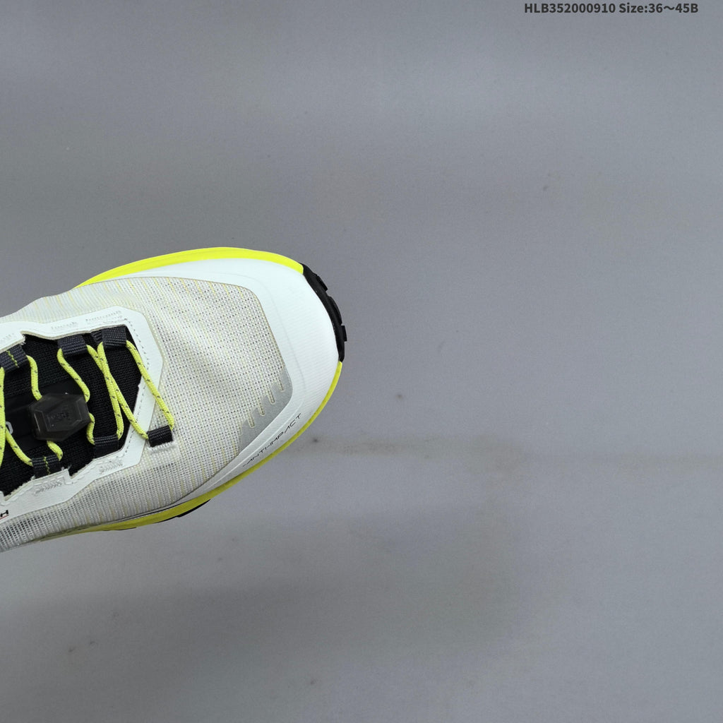 Kailas FUGA EX330 Trail Running Shoes, White and Neon in Yellow - product image from the listing.