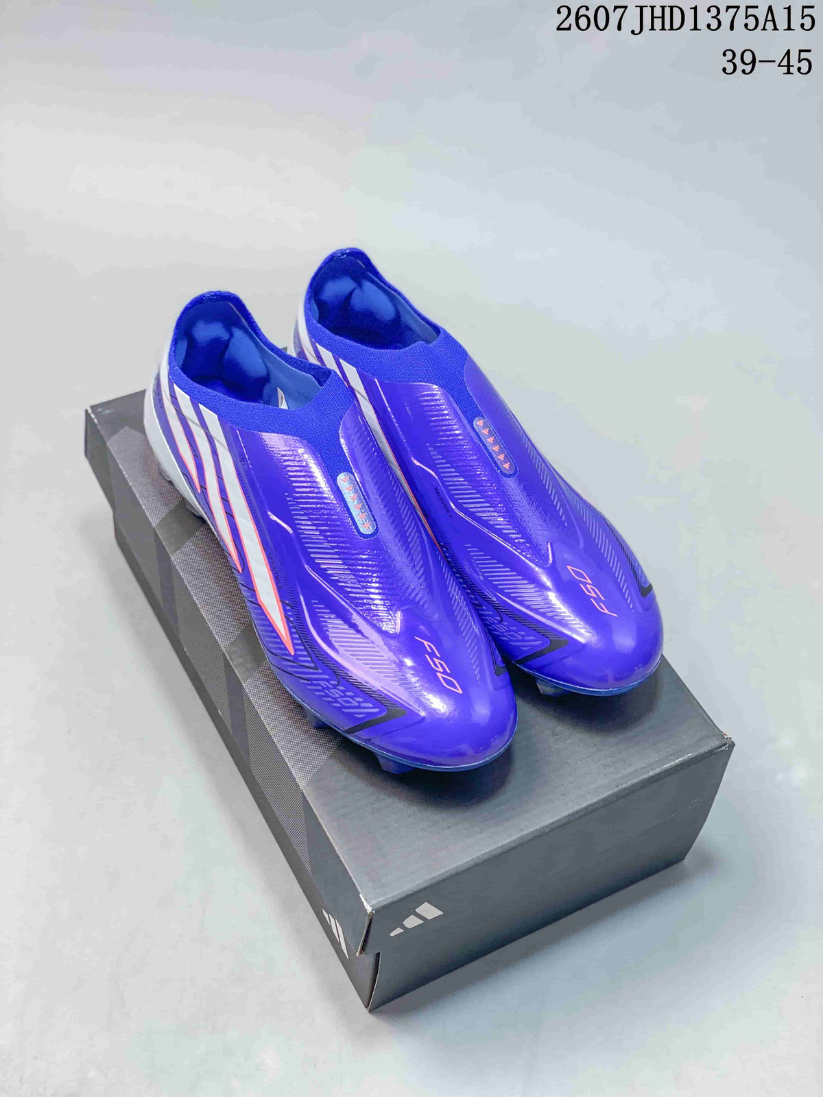 adidas F50 Elite Football Boots in Purple and Yellow 2607JHD1375A15 - product image from the listing.