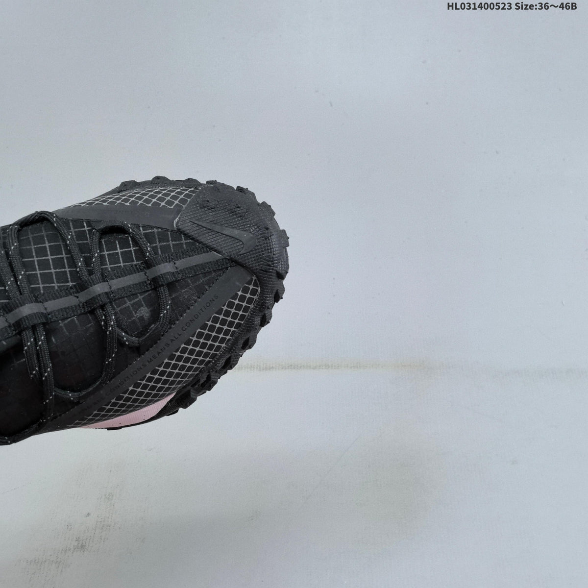 Nike ACG Mountain Fly Low GTX Trail Sneakers in Black - product image from the listing.