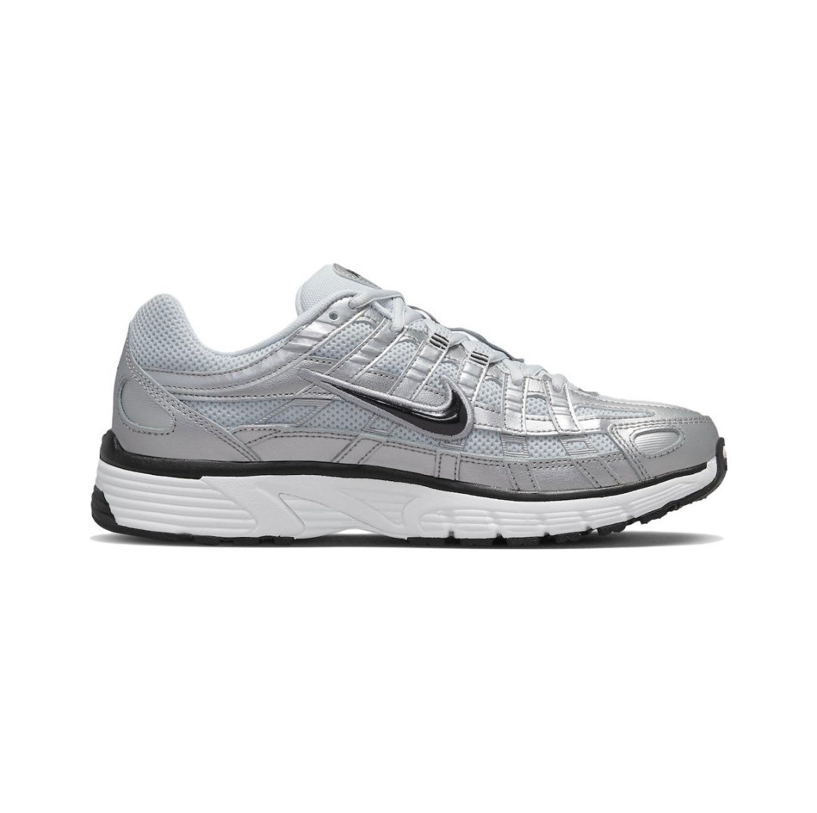Nike P-6000 Silver Retro-Style Trainers FD9876-101 - product image from the listing.