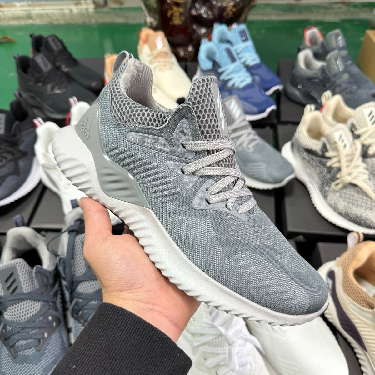 adidas Alphabounce HPC AMS Sneakers in Grey CG4764 - product image from the listing.