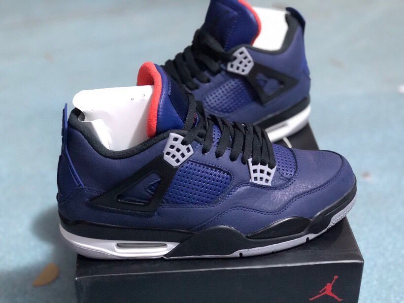 Air Jordan 4 Retro WNTR Loyal Blue Sneakers - product image from the listing.