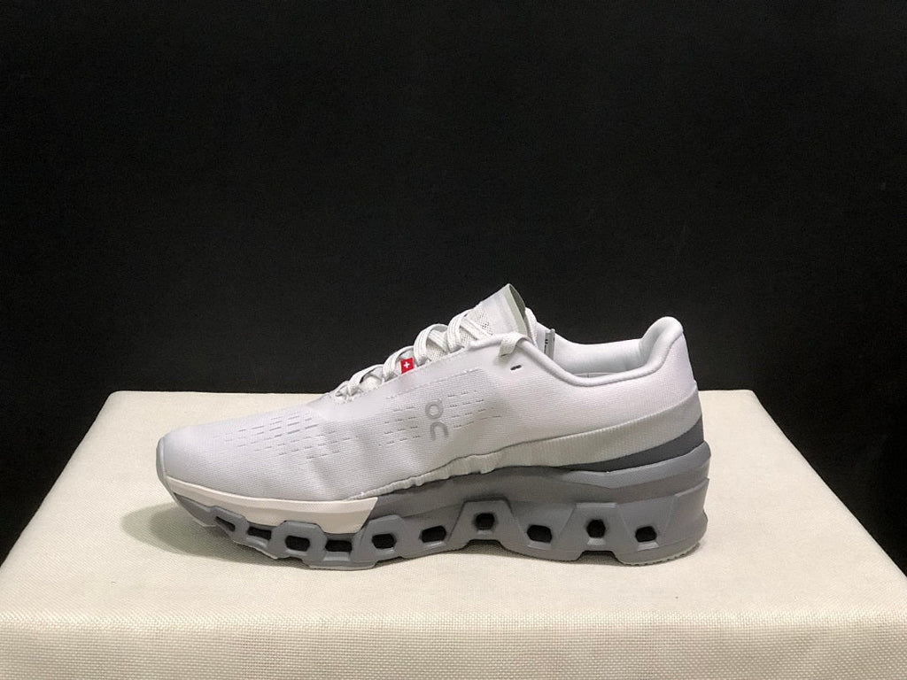 On Cloudmonster 2 Shoes for Running, Frost and Rock - product image from the listing.