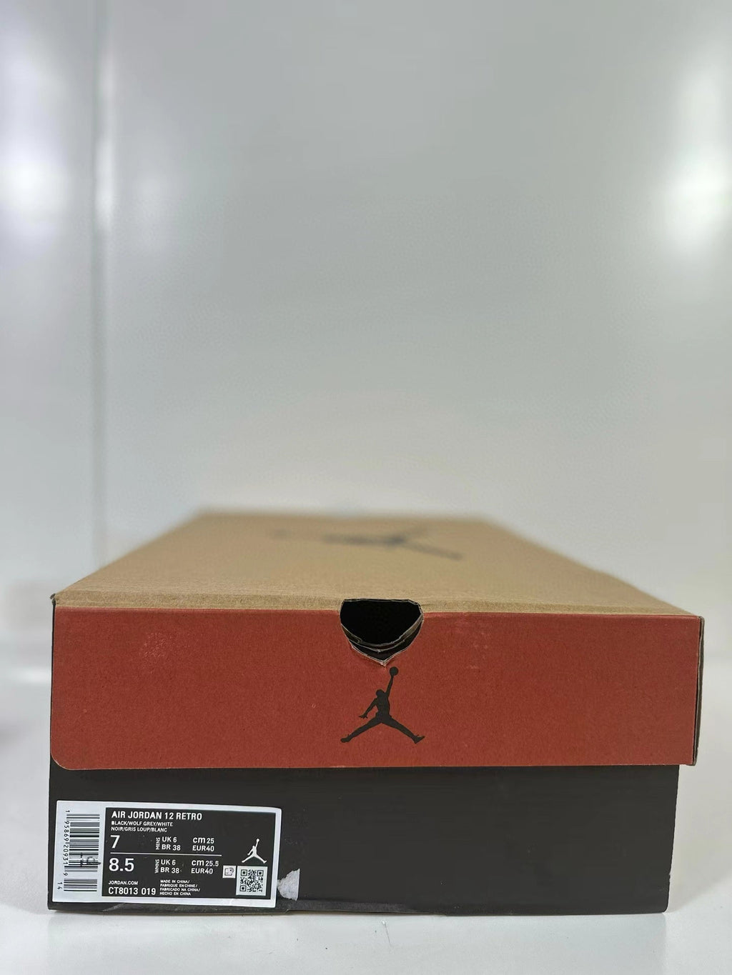 Air Jordan 12 Retro Black Wolf Grey CT8013-019 - product image from the listing.