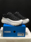 HOKA ONE ONE Tor Summit Black White Trail Trainers - product image from the listing.