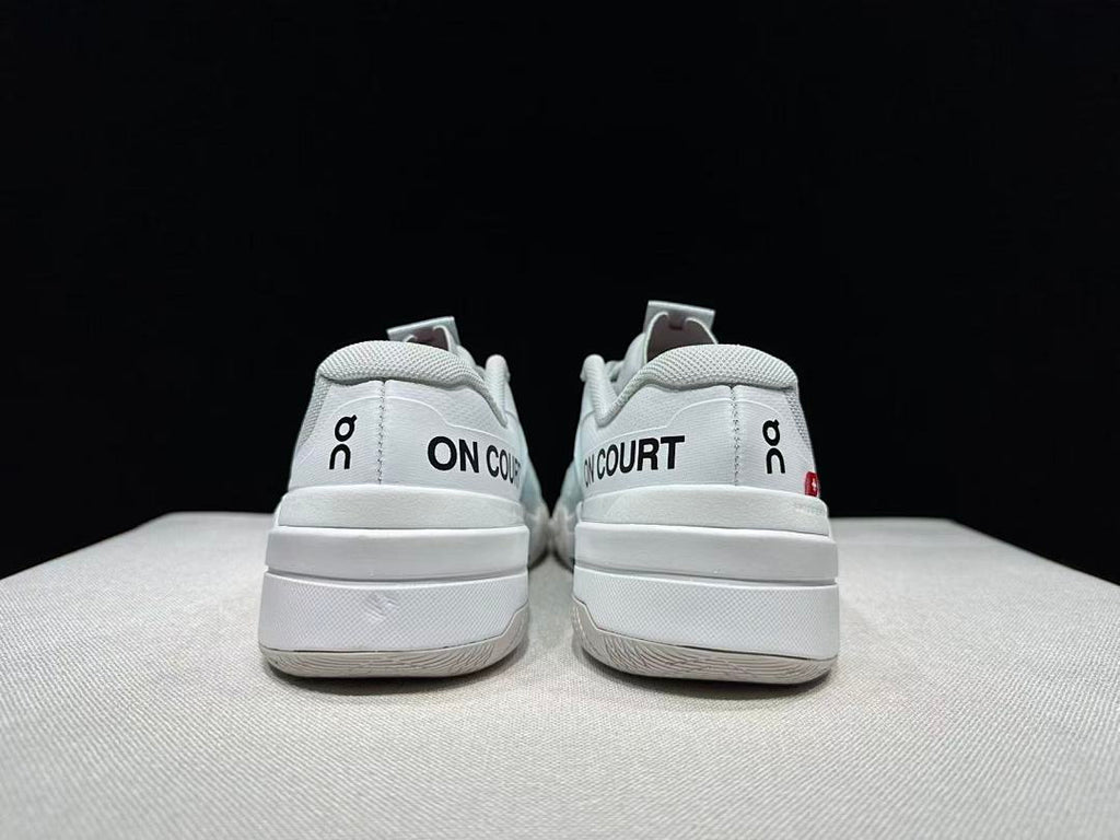 On The Roger Pro Fire Clay Grey Blue Tennis Footwear - product image from the listing.