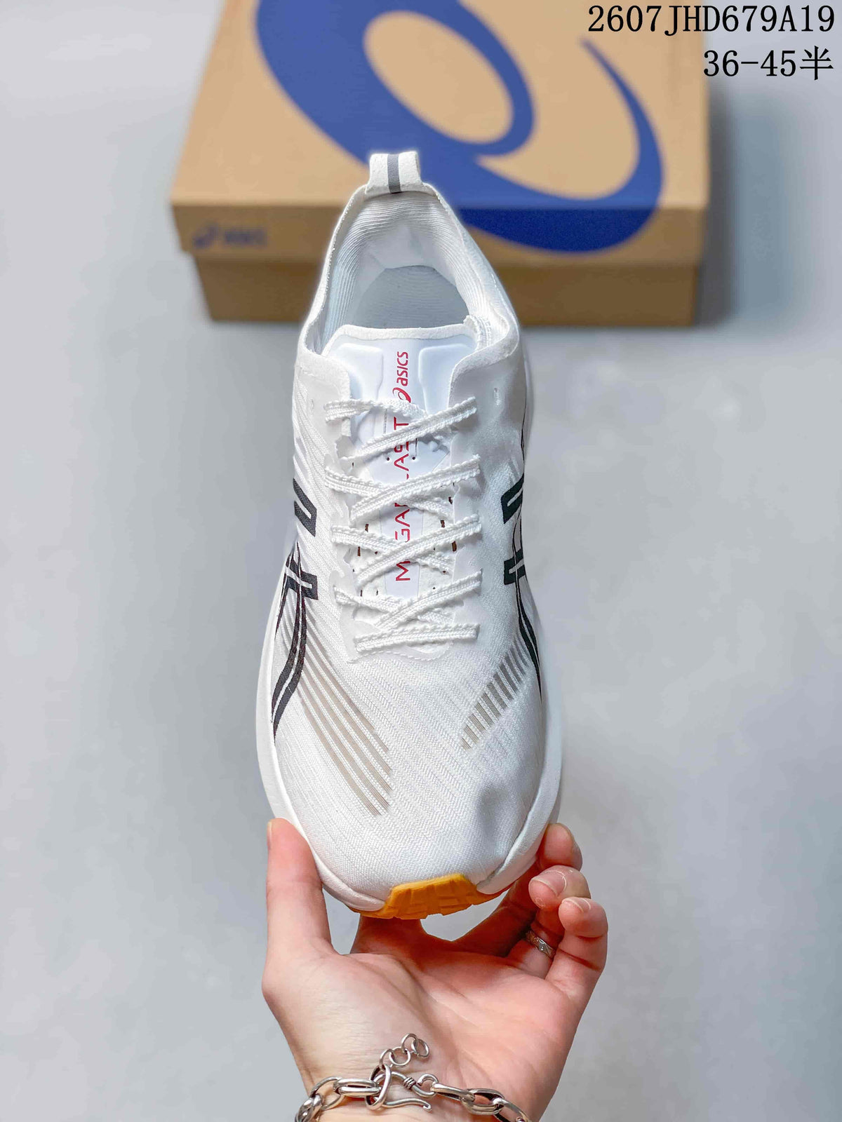 ASICS Superblast 2 Paris Running Shoes in White Black - product image from the listing.
