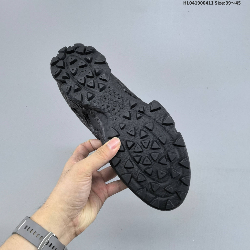 ECCO BIOM C Black Outdoor Trainers with Dial Closure - product image from the listing.