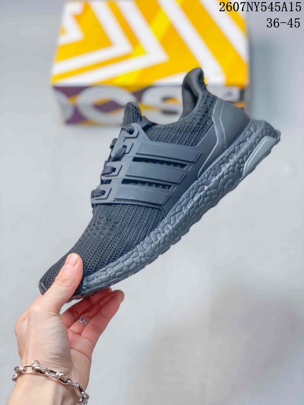 Adidas Ultraboost Light Sneakers in Dark Gray 2607NY545A15 - product image from the listing.