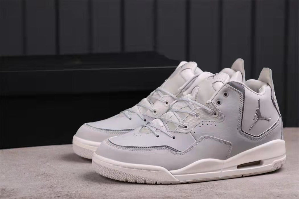 Jordan 23 Low Sneakers in White Gray AR1002-003 - product image from the listing.