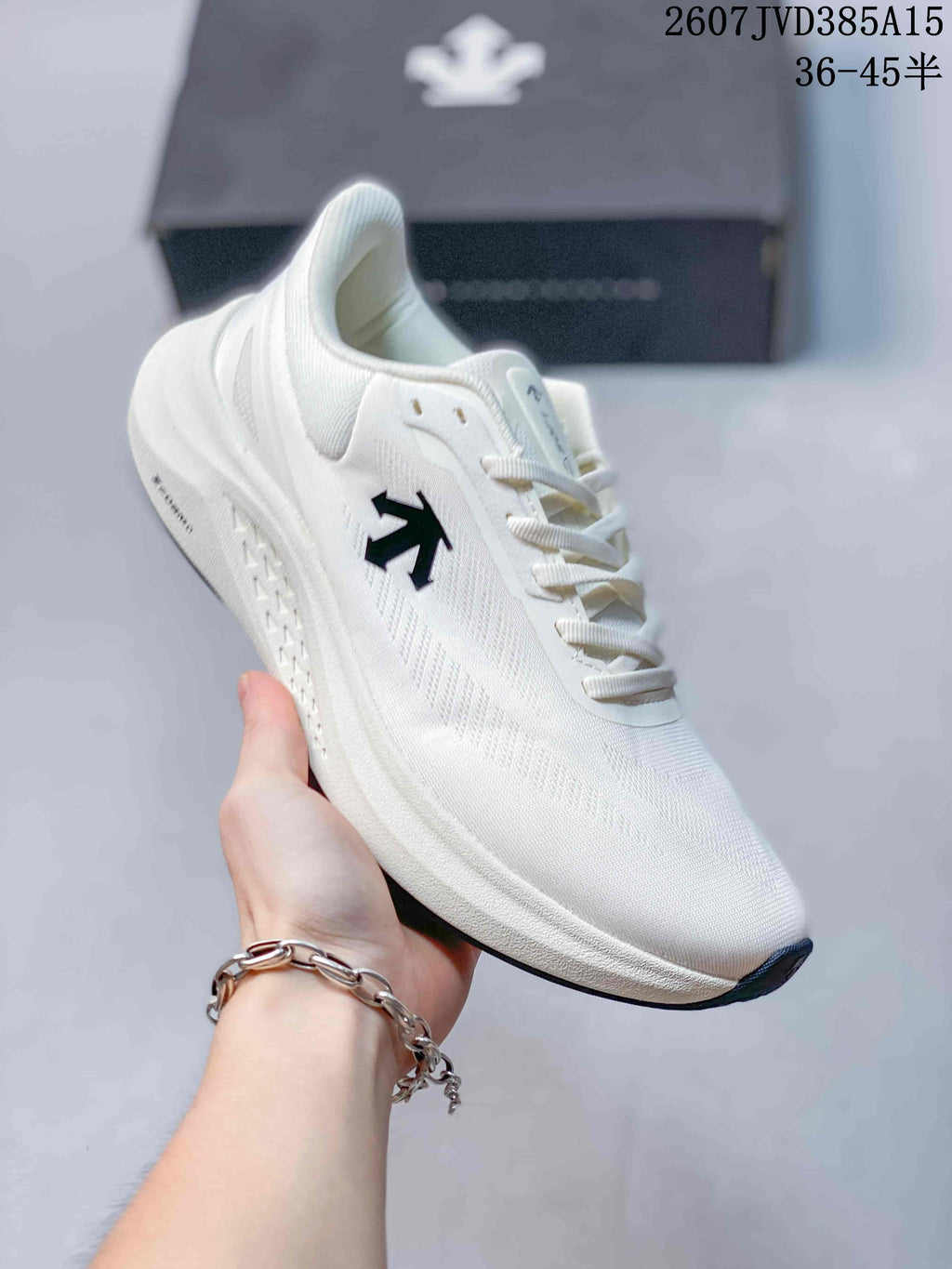Descente EASE WIRE Trail Running Sneakers in Grey and White - product image from the listing.