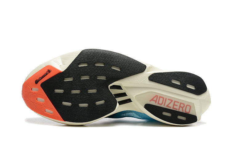 adidas Adizero Adios Pro 3 Running Shoes in Blue - product image from the listing.