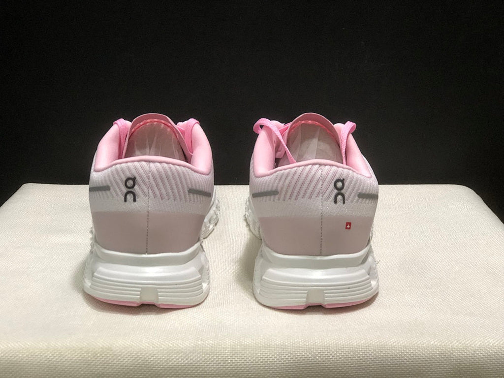 On Cloud 6 Push Sneakers in Pink, in Green and White - product image from the listing.