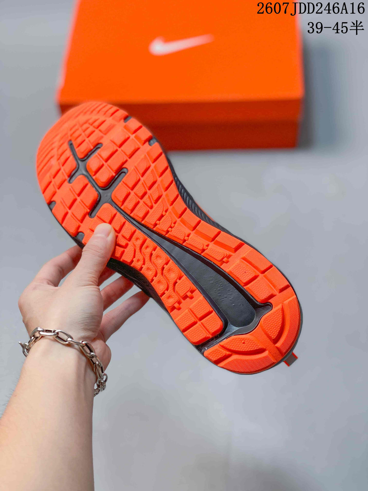 Nike Zoom Winflo 9X Running Sneakers in Dark Gray Orange CZ6720-001 - product image from the listing.