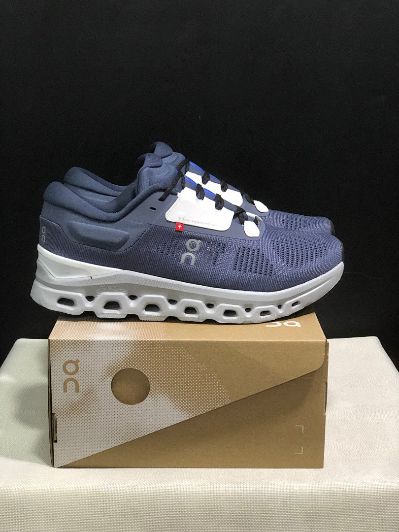 Navy Blue On Cloudstratus 3 Running Shoes - product image from the listing.