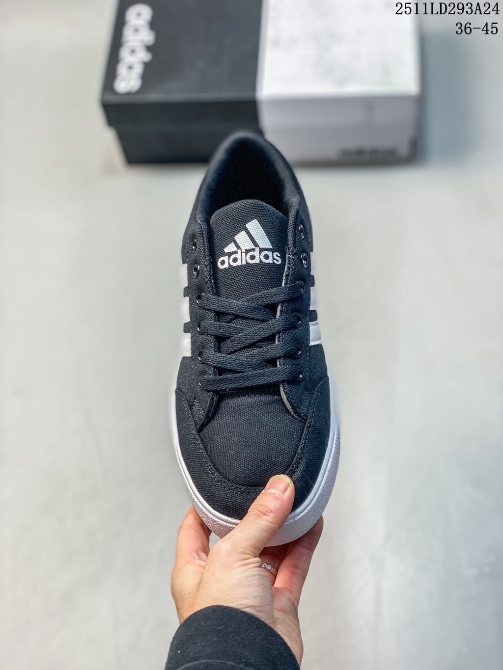 adidas GVP Canvas STR Sneakers in Black White B23999 - product image from the listing.