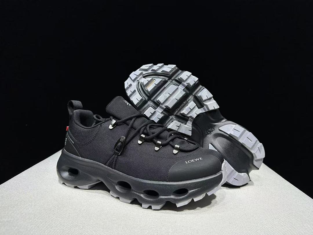 On x LOEWE Cloudsurfer Sneakers in Black - product image from the listing.