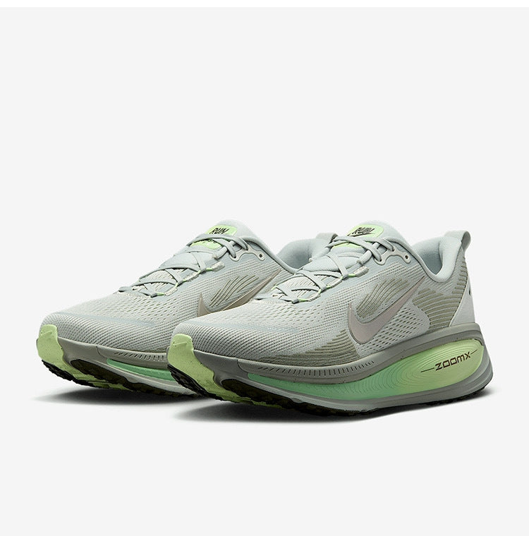 Nike Vomero 18 Running Shoes in Gray Green HM6803-002 - product image from the listing.