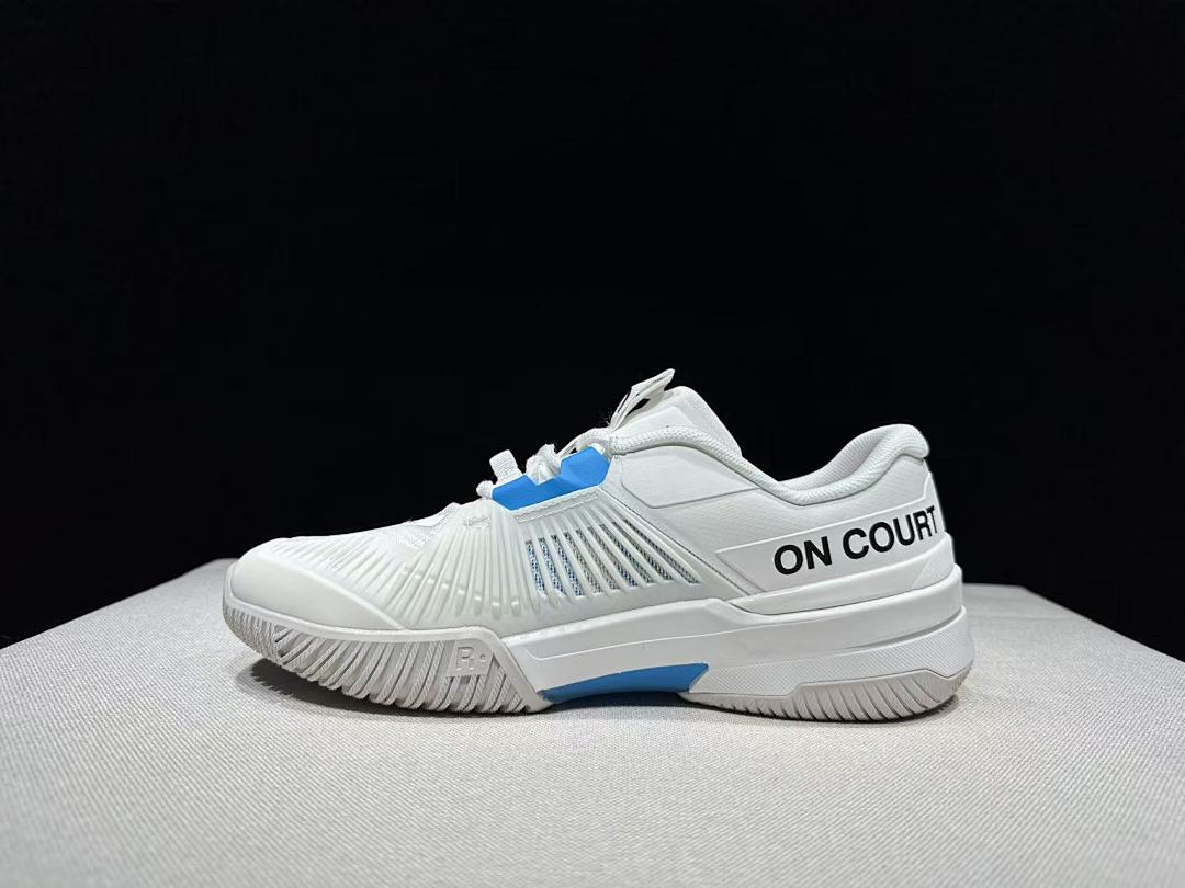 On The Roger Pro Fire Clay White Court Trainers - product image from the listing.