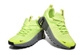 Lime Green and Charcoal Grey Nike Free Sneakers - product image from the listing.