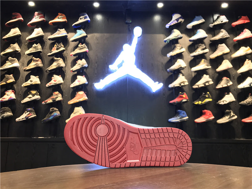 Air Jordan 1 High OG Sneakers in Black, Red and White - product image from the listing.