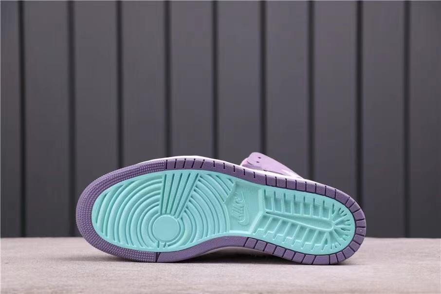 Nike Air Jordan 1 Zoom Comfort Iridescent High-Cut Sneakers - product image from the listing.
