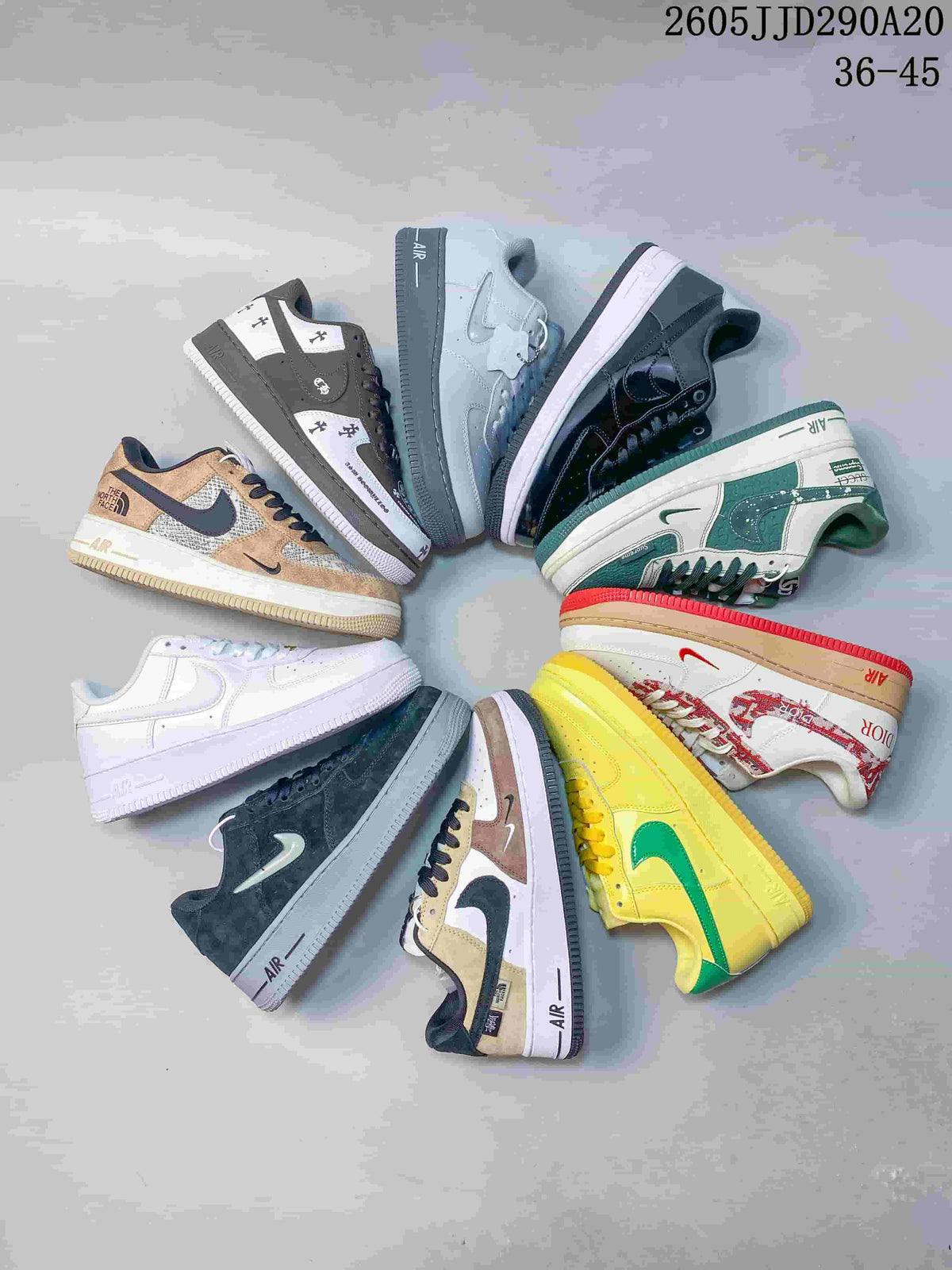 Nike Air Force 1 Low Sneakers in Multicolor JD290A20 - product image from the listing.