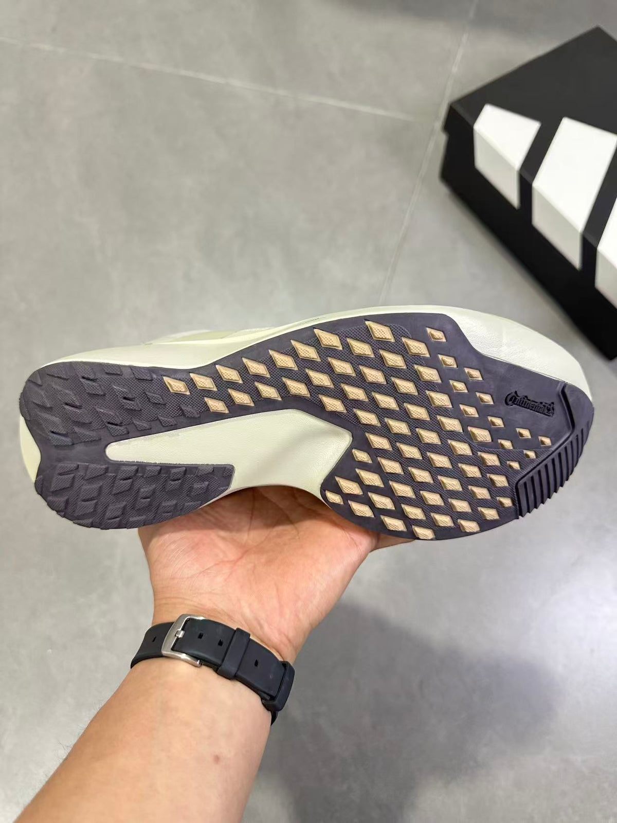 Adizero EVO SL ATR Running Shoes, in Light Brown - product image from the listing.