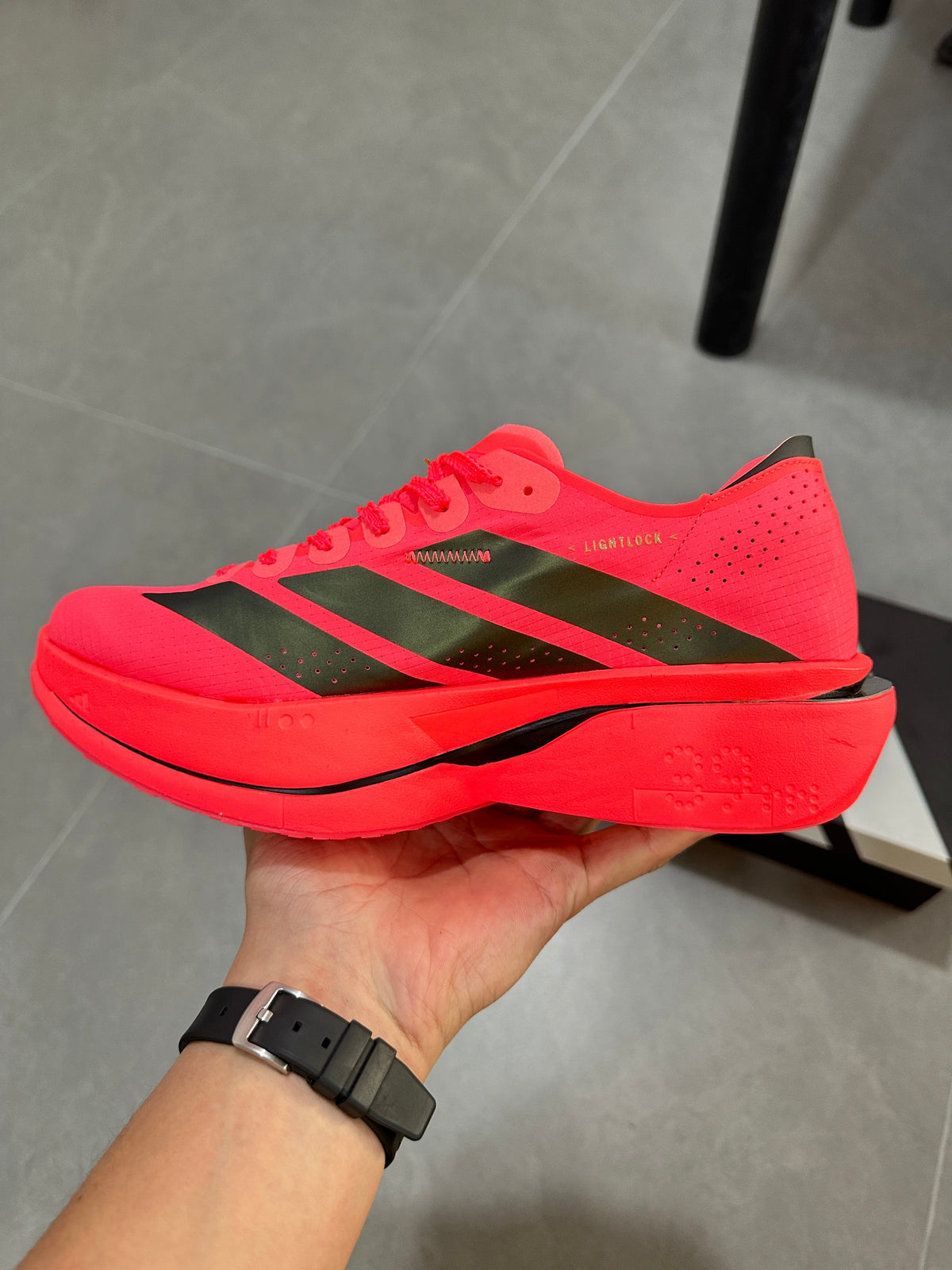 adidas D.O.N. Issue 5 Basketball Shoes in Red Black KI8294 - product image from the listing.