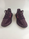 Black and Beige Yeezy 350 V2 Knit Sneakers - product image from the listing.