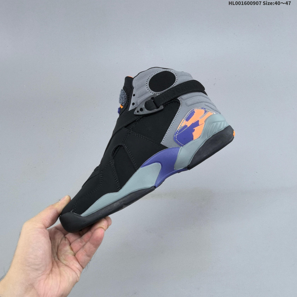 Air Jordan 8 Retro Phoenix Suns High-Top Sneakers - product image from the listing.