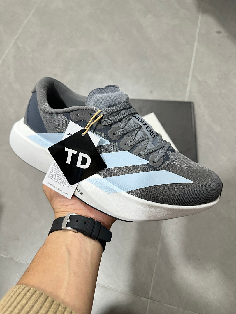 adidas Lightstrike Pro Running Shoes, in Grey and White JS4489 - product image from the listing.