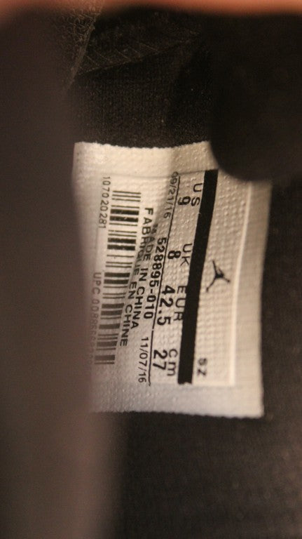 Air Jordan 11 Low Barons Black Sneakers - product image from the listing.