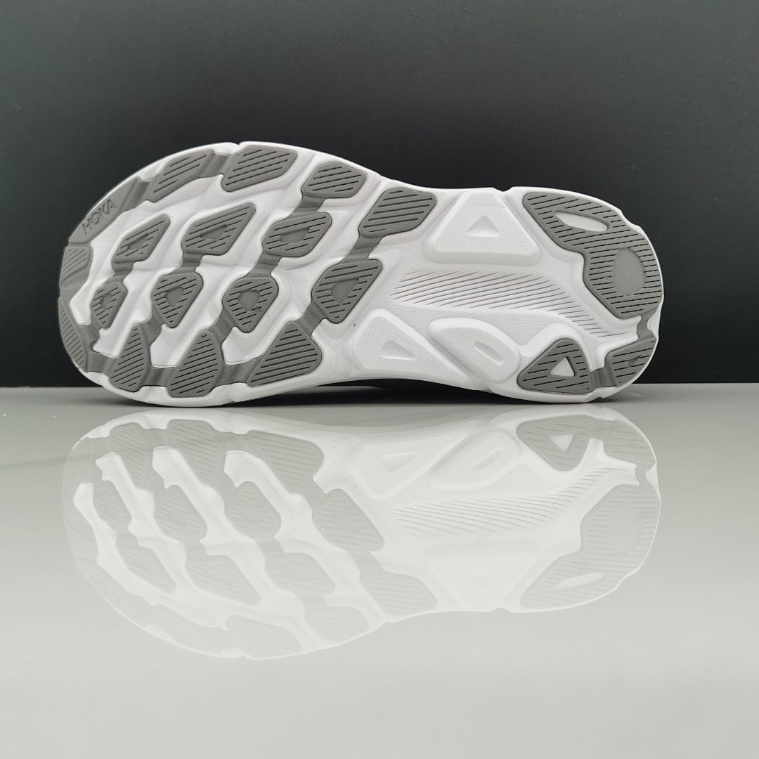 HOKA Clifton 9 Running Shoes in Gray - product image from the listing.